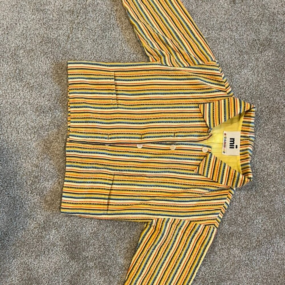 Mii Collection Aux 4 Saisons XS Yellow Cotton Top